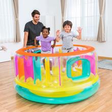 Trampolin Brincolin Inflable Multicolor infantil Para Niños y Niñas Juguete al Aire Libre - Multicolor - Ver 3