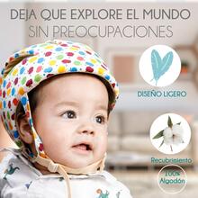1 Pieza Gorro Bebé Anticaída Protección para la Cabeza, Casco Antigolpes para Bebé Gorro Protector de Cabeza - Multicolor - Ver 7