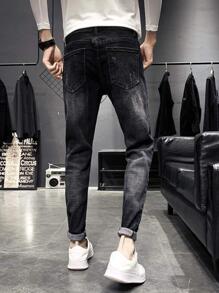 Men Jeans - màu đen - Xem 2