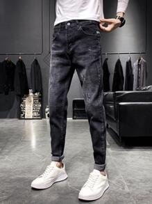 Men Jeans - màu đen - Xem 3