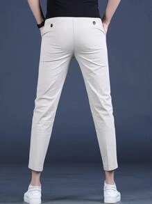 Men Jeans - 白色 - 查看 2