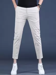 Men Jeans - 白色 - 查看 3
