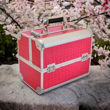 A:Maleta profesional de maquillaje con textura de piel - Rosa - Ver 1