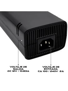 Fuente de Poder Compatible con XBOX 360 Versión Slim E - Negro - Ver 4