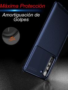 Funda Case Ligero Anti Golpes Para Huawei Nova 8 Rugged Carbon Mas Mica Hidrogel - Azul Marino - Ver 7