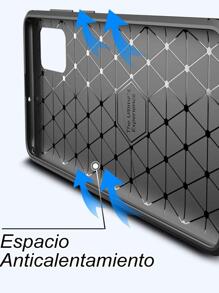 Funda Case Ligero Anti Golpes Para Huawei Nova 8 Rugged Carbon - Negro - Ver 6