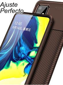 Funda Case Ligero Anti Golpes Para Galaxy A52 Rugged Carbon - Marrón - Ver 3