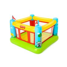 Brincolin Inflable Infantil Fisher-Price Trampolin Castillo Con Malla Multicolor Juego al Aire Libre - Multicolor - Ver 1