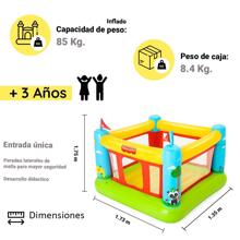 Brincolin Inflable Infantil Fisher-Price Trampolin Castillo Con Malla Multicolor Juego al Aire Libre - Multicolor - Ver 2