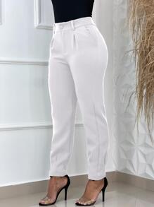 Women Pants - White - View 7
