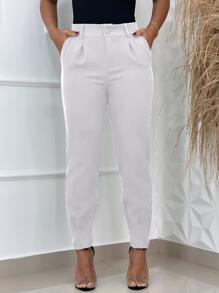 Women Pants - White - View 6