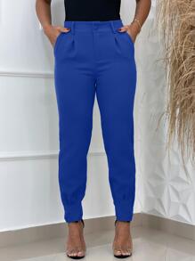 Women Pants - Royal Blue - View 6