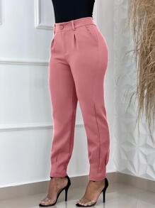 Women Pants - Dusty Pink - View 3