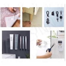 Cinta adhesiva doble cara transparente 3 metros - transparente - Ver 5