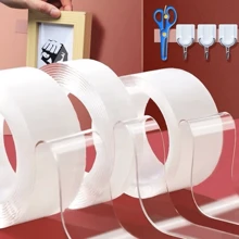 Cinta adhesiva doble cara transparente 3 metros - transparente - Ver 4