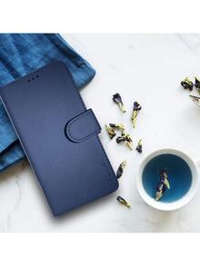 Premier Diary Wallet Case For Galaxy M10 - 藏蓝色 - 查看 2