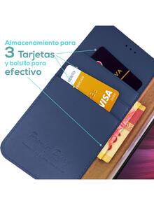 Premier Diary Wallet Case For Galaxy M10 - 藏蓝色 - 查看 4