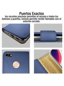 Premier Diary Wallet Case For Galaxy M10 - 藏蓝色 - 查看 3