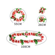 4入组/套彩色花髮箍 - 彩色 - 查看 3