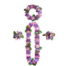 4入组/套彩色花髮箍 - 彩色 - 查看 1