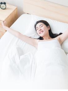 1 bộ Vỏ chăn dùng một lần di động & Tấm phẳng & Vỏ gối - trắng - Xem 6