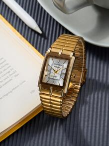 可个性化定制的石英表 - 金色 - 查看 1