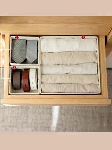 1 件装布制内衣隔层收纳盒，抽屉式内衣收纳盒，适用于家庭使用装饰品装饰节日装饰房间装饰家居装饰卧室装饰连衣裙裤子鞋子牛仔裤靴子裙子卧室，收纳盒，收纳盒，家庭收纳，女式白色 T 恤，女式黑色裤子，女士冬装，连衣裙，女士冬装，优雅女装，女士白衬衫，长袖，女士白色连体裤，女士春装，女士春装，春季，春装，极简主义，夏季上衣 - 米色 - 查看 6