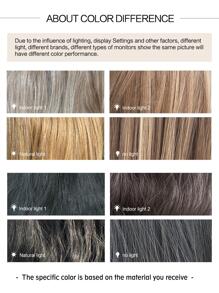 棕色漸層假髮,耐高溫4*1 U型局部蕾絲26吋婚禮派對假髮 - 彩色 - 查看 9