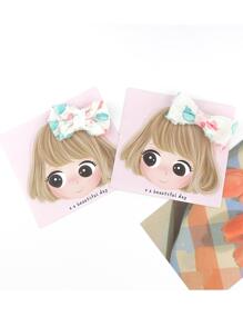 10pcs Hair Clip & Hair Tie Storage Card, Gift For Valentine's Day Back To School, Room Decor - Brown - View 2