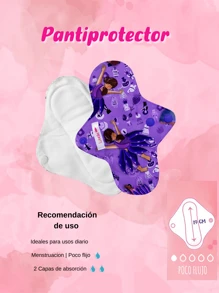 Toalla Sanitaria de Tela Pantiprotector Reutilizable LUBELLA 6 pack - Multicolor - Ver 2
