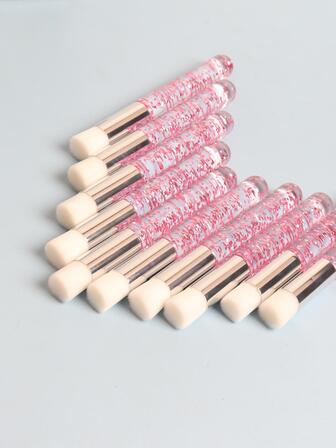 睫毛慕斯清洁刷，10 件鼻部清洁刷适用于面部清洁皮肤护理、皮肤护理、房间装饰、家居装饰、卧室装饰、浴室、圣诞礼物、浴室装饰、旅行、旅行用品、婚礼、圣诞派对、妈妈礼物、家居、房间、家居装饰、圣诞礼物、送给妈妈的礼物、生日、粉色房间装饰、客厅装饰、卧室、男士礼物、爸爸礼物、蘑菇、新年、妈妈、配饰、送给爸爸的礼物、朋友、有趣的礼物