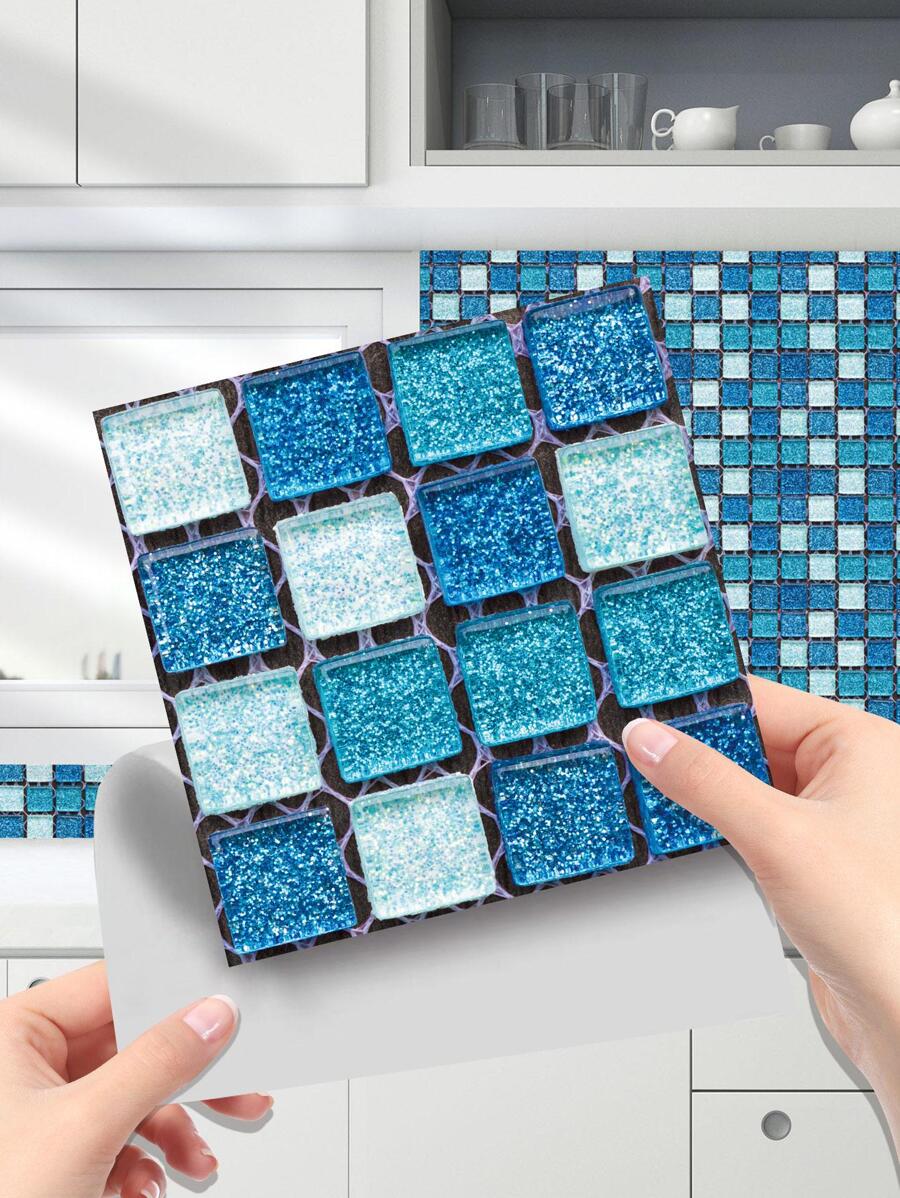 10 miếng dán tường hoa văn khảm - Nhiều màu - Xem 1