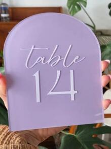 1件套包括1入組亞克力桌子標誌支架和1入組亞克力桌子標誌底座支架 - 查看 4