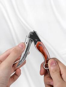 Foldable Portable Outdoor Knife,Vegetable Fruit Tools,Kitchen Items,Cutter,Food,Salad,Decor,Storage,Party,Birthday. - Bronze - View 5