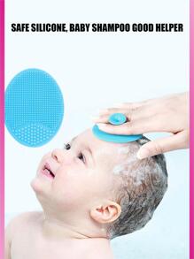 baopinger Single Oval Silicone Face Wash Brush- Blue, Manual Face Wash Brush Gentle Exfoliating Face Wash Brush, Silicone Face Wash Brush Soft Face Wash Massager - Blue - View 8