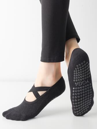 ספורט חיצוני 1 זוג קריס קרוס גרבי יוגה נגד החלקה