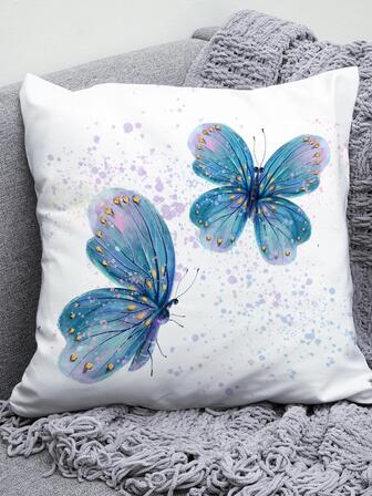 1入組蝴蝶樣式枕套