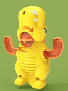 1入組PS浴室玩具,創意恐龍設計洗澡遊戲適用於兒童