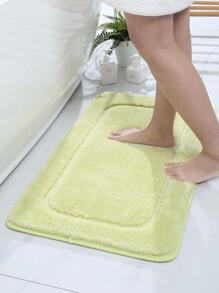 1入組素色吸水防滑浴室墊 - 黃色 - 查看 1
