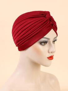 4 piezas Gorros de cabello de unicolor simple, gorro bonnet de turbante para cabello - Multicolor - Ver 2