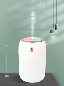 1入組塑膠彩色LED環境光加濕器,現代多功能台式霧化補水器 - 彩色 - 查看 10