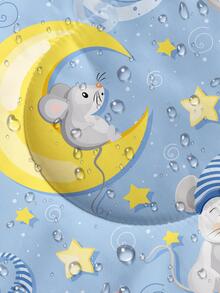 Cute Mouse Printed Camping Sleeping Bags,3 Season Warm & Cool Weather,Lightweight,Waterproof Sleeping Bags for Adults & Kids,Traveling,and Outdoors,Camping Gear Equipment,31x90inch… - 可愛的老鼠 - 查看 6