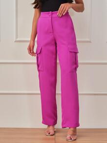 Women Pants - 玫瑰紅 - 查看 1