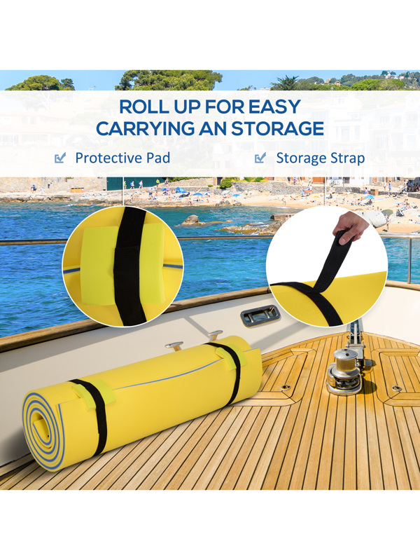 10' x 5' Floating Water Mat, 3Layer Swimming Pool Float