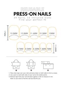 Short Rounded Glossy Nails 24 Color 288pcs For Women And Girls Assorted Color Everyday Wear DIY Nails - Multicolor - View 4