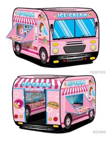 1入組卡通冰淇淋卡車設計兒童帳篷 - 彩色 - 查看 5