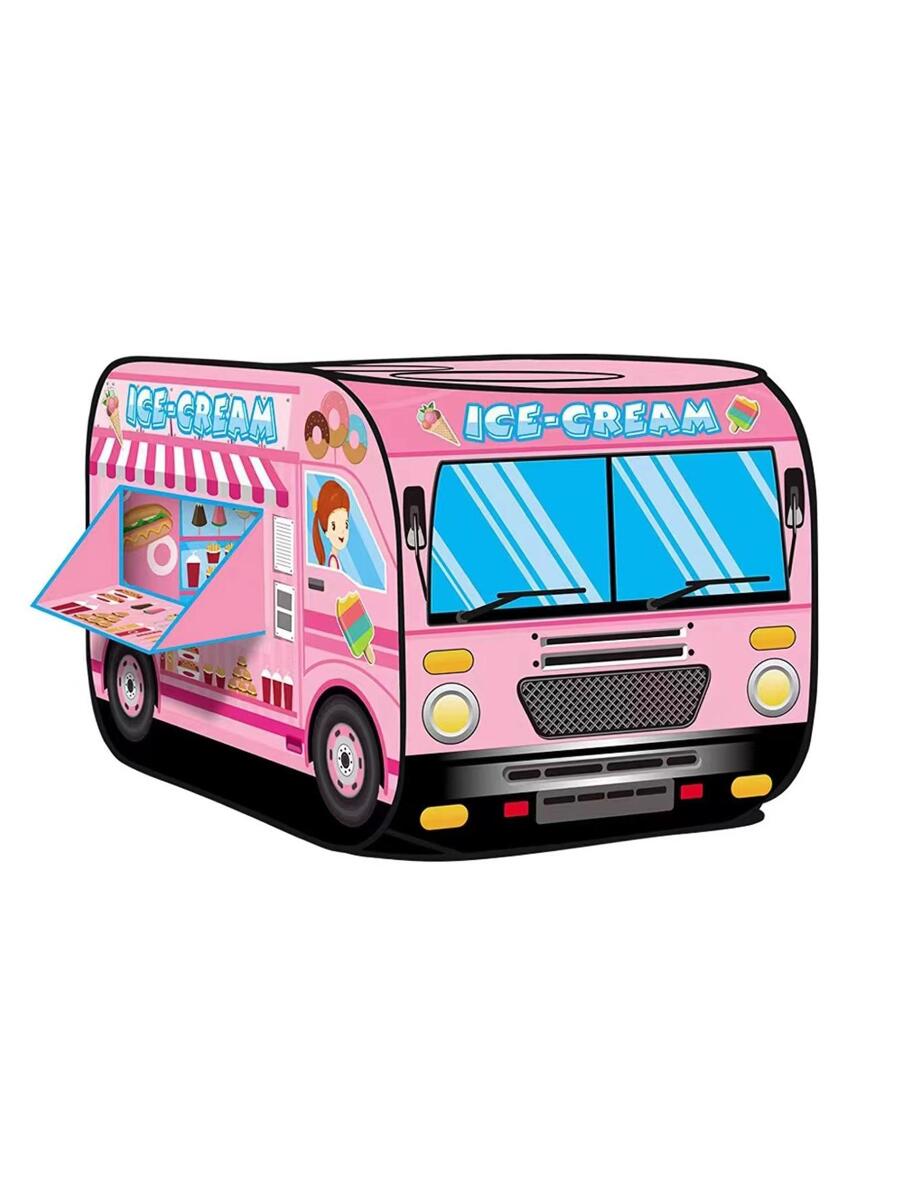 1入組卡通冰淇淋卡車設計兒童帳篷 - 彩色 - 查看 1