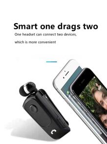 入耳式(拼接)無綫耳機 - 黑色 - 查看 1