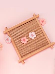 GeekShare 4pcs/Set Cherry Blossom Shaped Silicone Joycon Thumb Stick Grips Protective Cover Compatible With Switch/OLED/Switch Lite - Pink - View 9