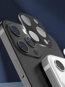 Tấm bảo vệ ống kính 1 tấm Tương thích với iPhone - màu đen - Xem 2